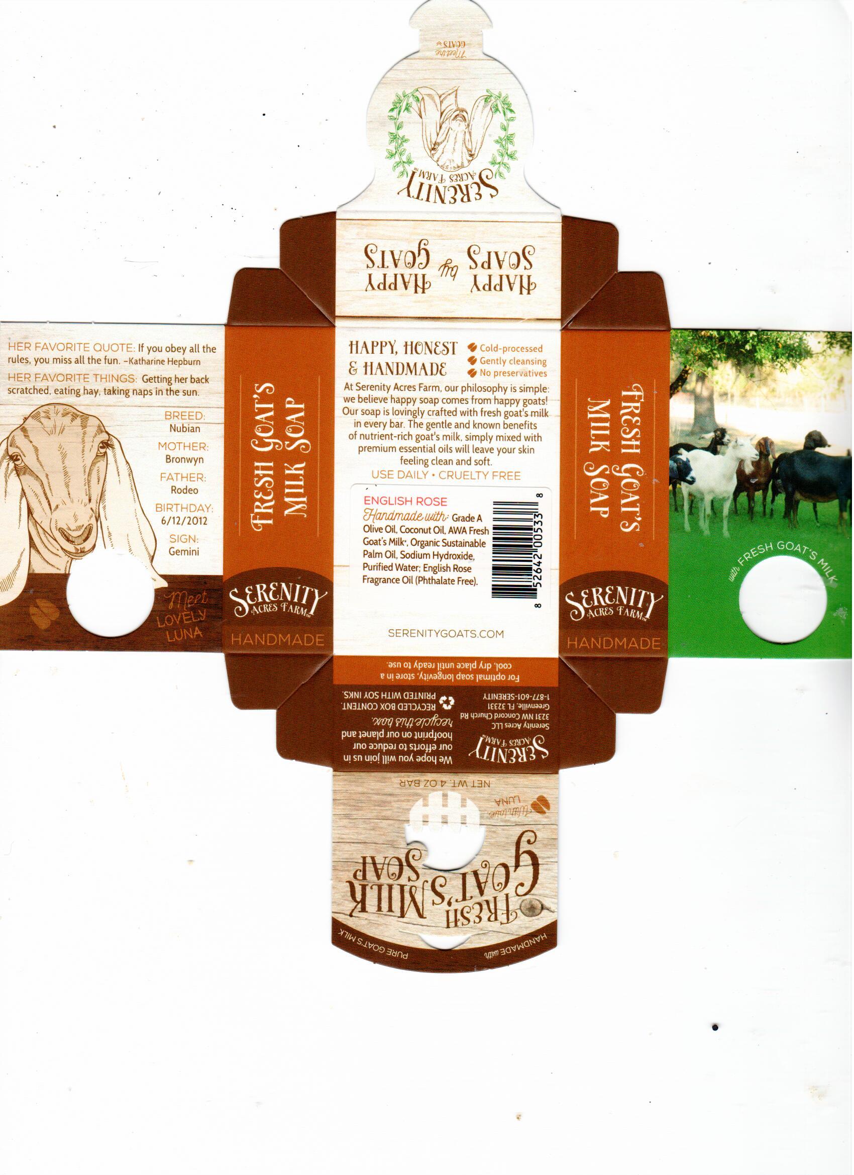 Goat's Milk Soap – English Rose