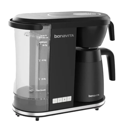 Enthusiast 8-Cup Drip Coffee Brewer with 1.3L Thermal or Glass Carafe