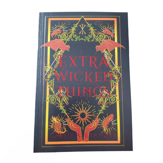 Cassie Alexander Extra Wicked Things Deluxe Version w/All Black Pages & 30 Illustrations