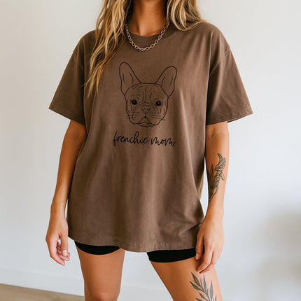 Frenchie Mom French bulldog Dog Mom Comfort Colors T Shirt