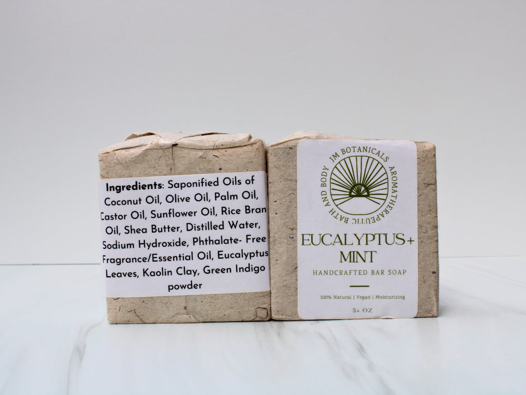 Eucalyptus + Mint  Handcrafted Soap