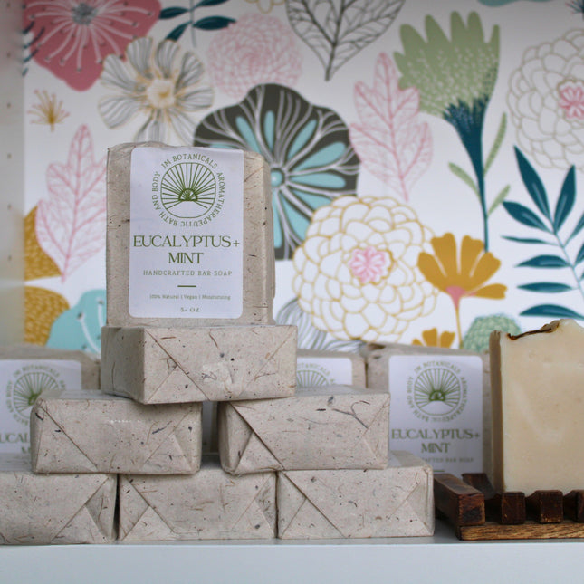 Eucalyptus + Mint  Handcrafted Soap