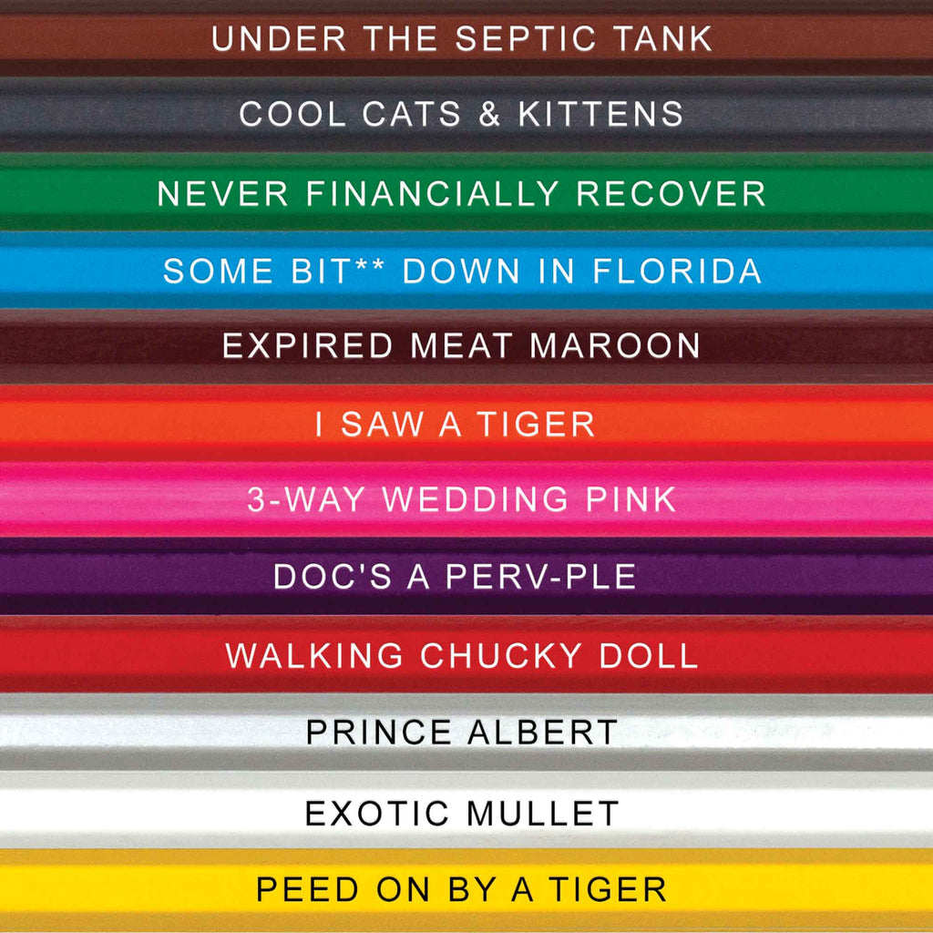 Exotic Colors Colored Pencils for Fans of Tiger King