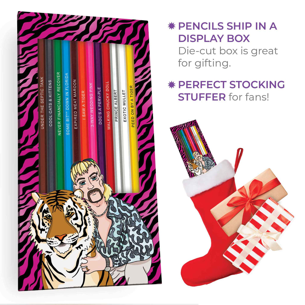 Exotic Colors Colored Pencils for Fans of Tiger King