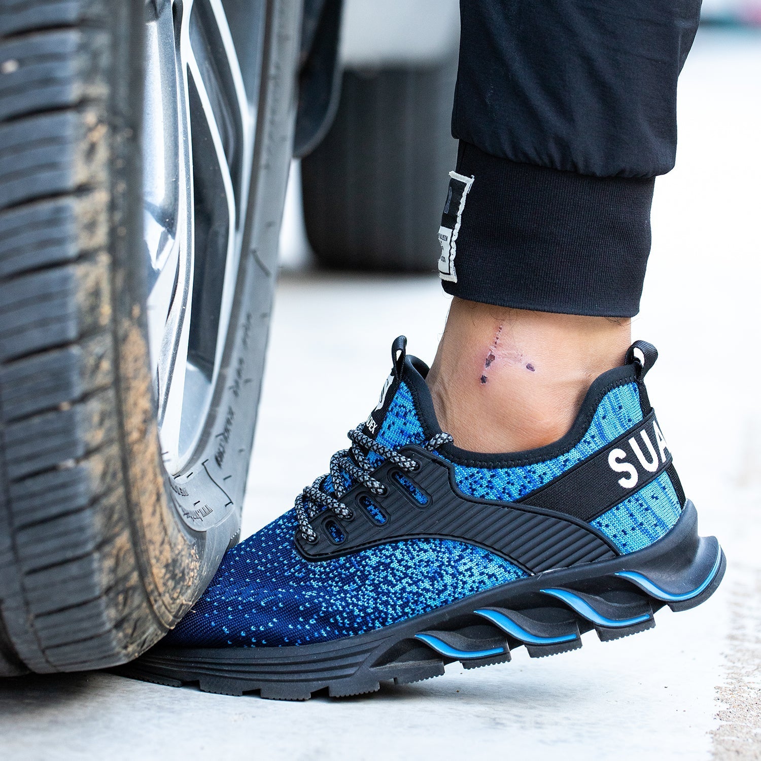 SUADEX Breathable Puncture-Proof Safety Work Shoes