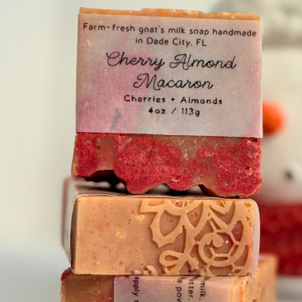 Cherry Almond Macaron