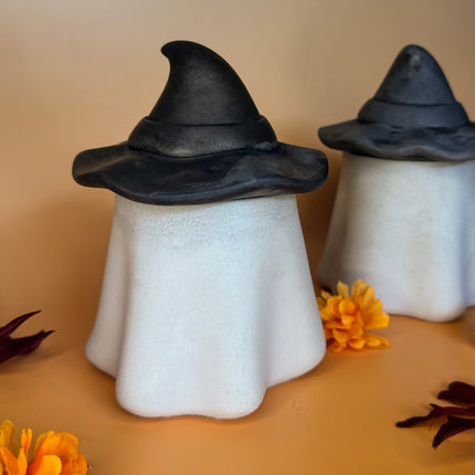Spooky Season Halloween Candle with Cozy Crackling Wood Wick