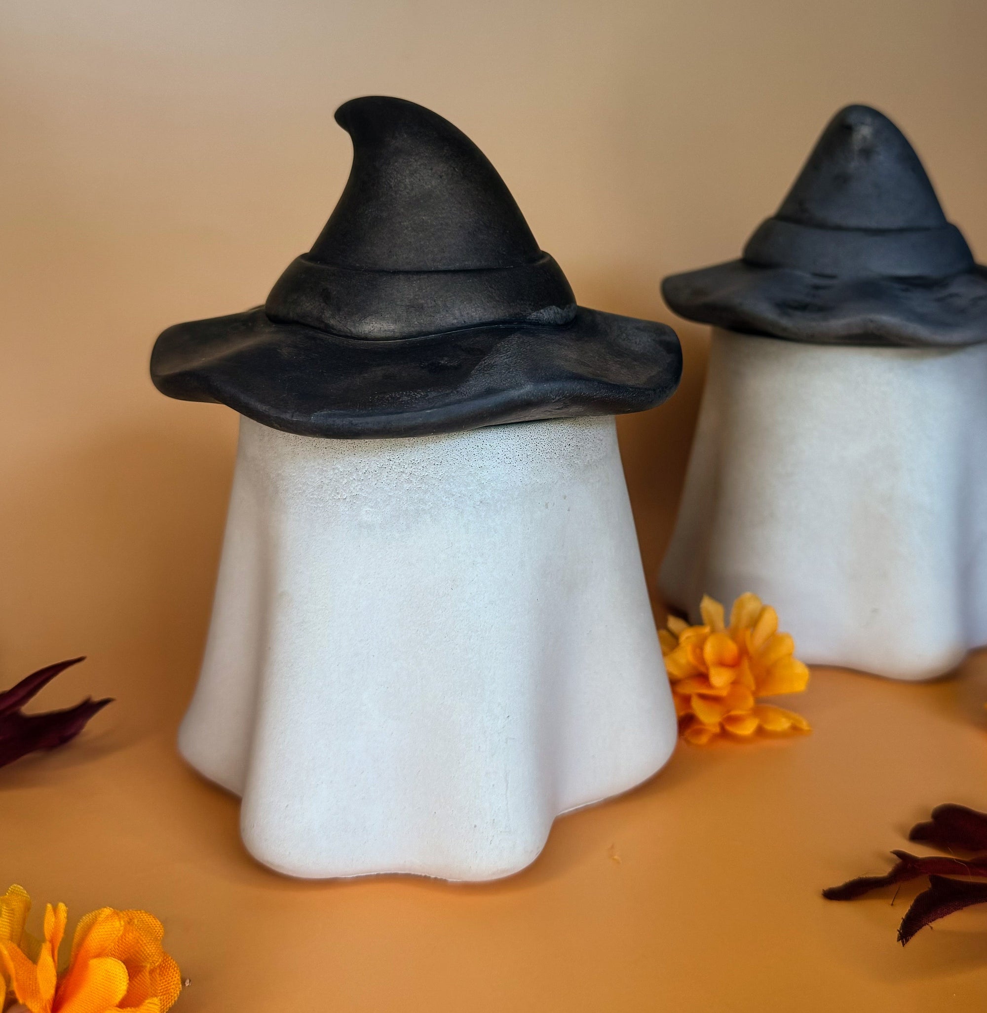 Spooky Season Halloween Candle with Cozy Crackling Wood Wick