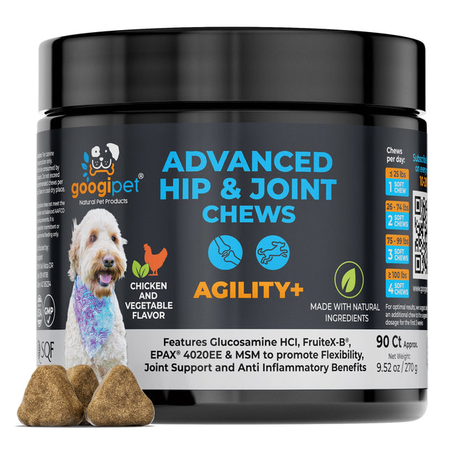 Agility+ Advanced Hip and Joint Chews for Dogs