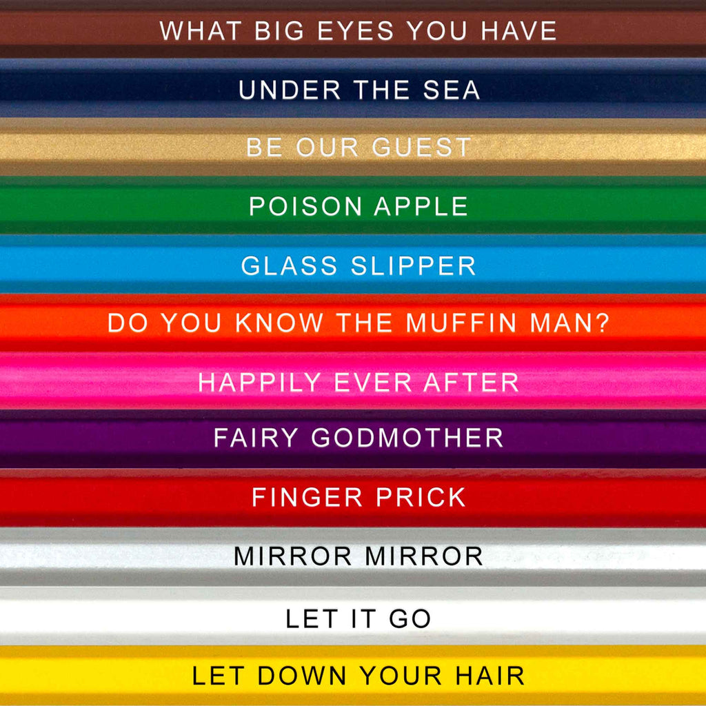 Fairy Tale Colors Colored Pencil Set & Coloring Pages