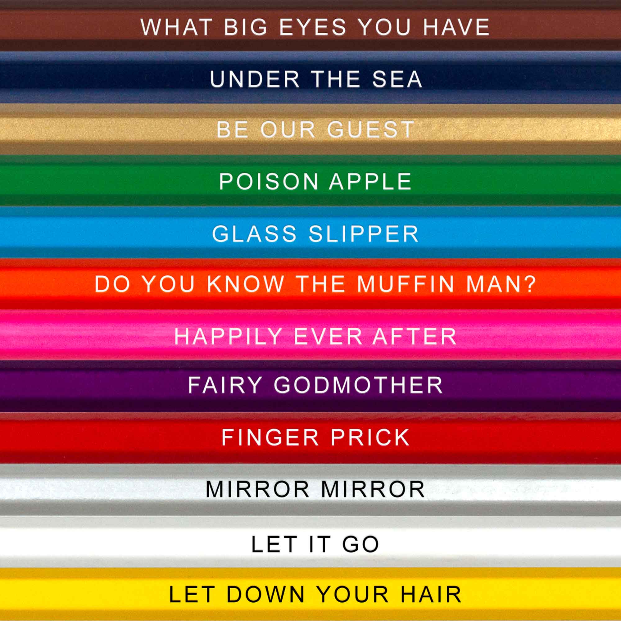 Fairy Tale Colors Colored Pencil Set & Coloring Pages