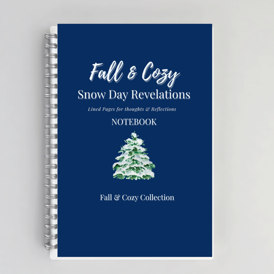 Snowy Days Notes – Cozy Autumn Notebook with Snow