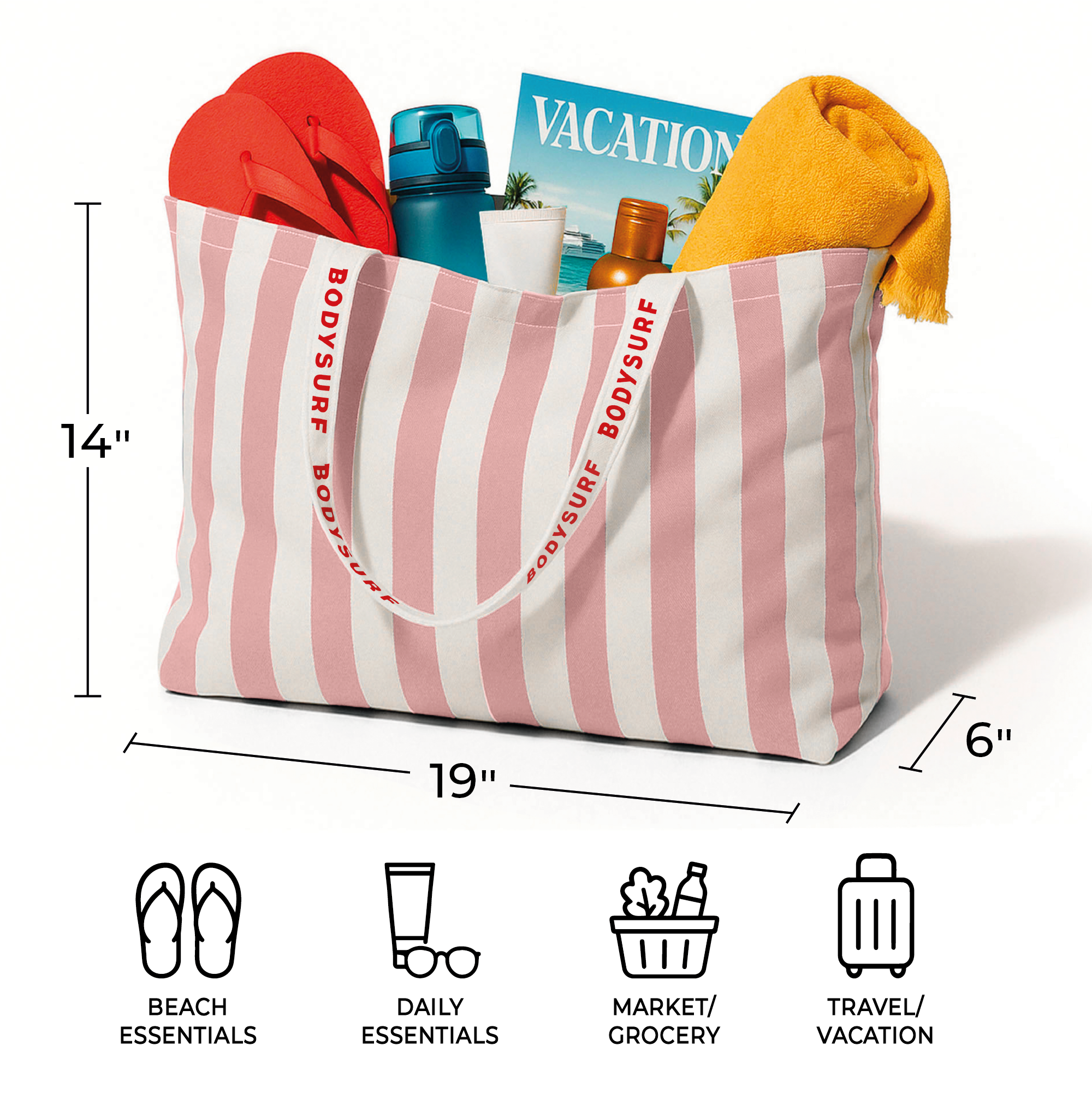 The Shoreline Tote - Thick Organic Canvas