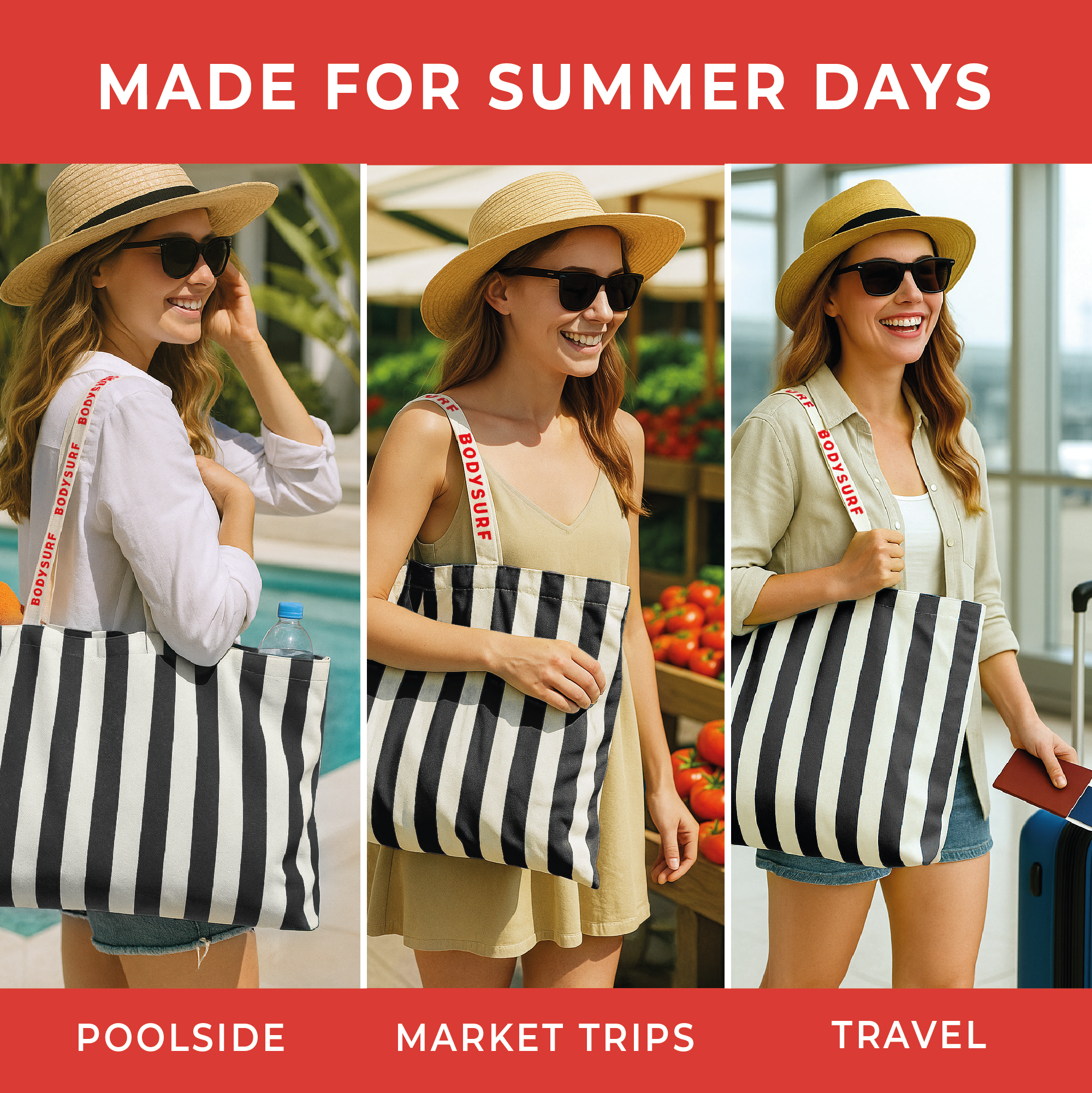 The Shoreline Tote - Thick Organic Canvas