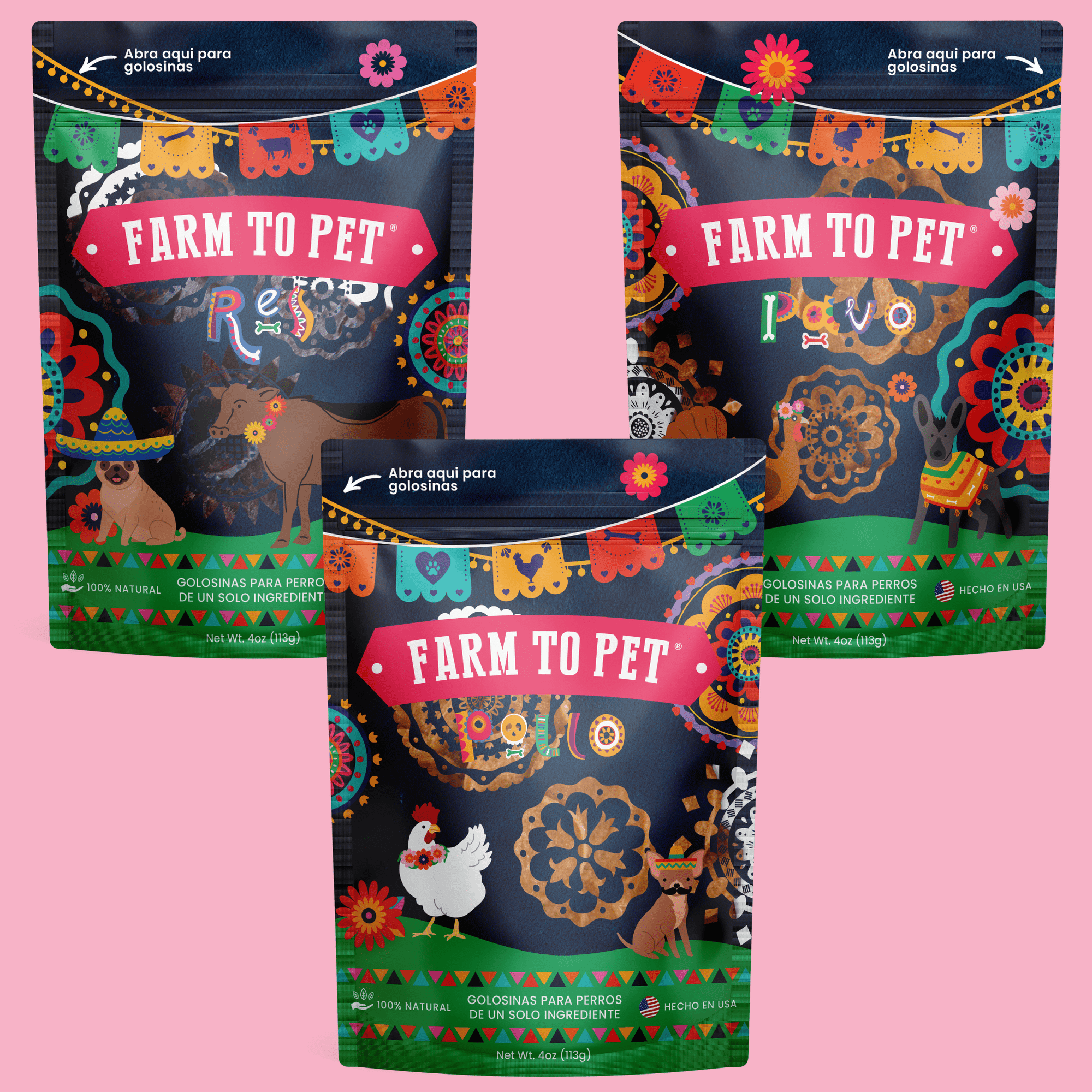 Premios Para Perros Fiesta Pack | Dog Treat Variety Bundle