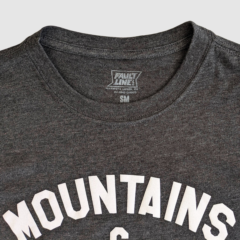 Women's Mountains & Beer Tee - Charcoal