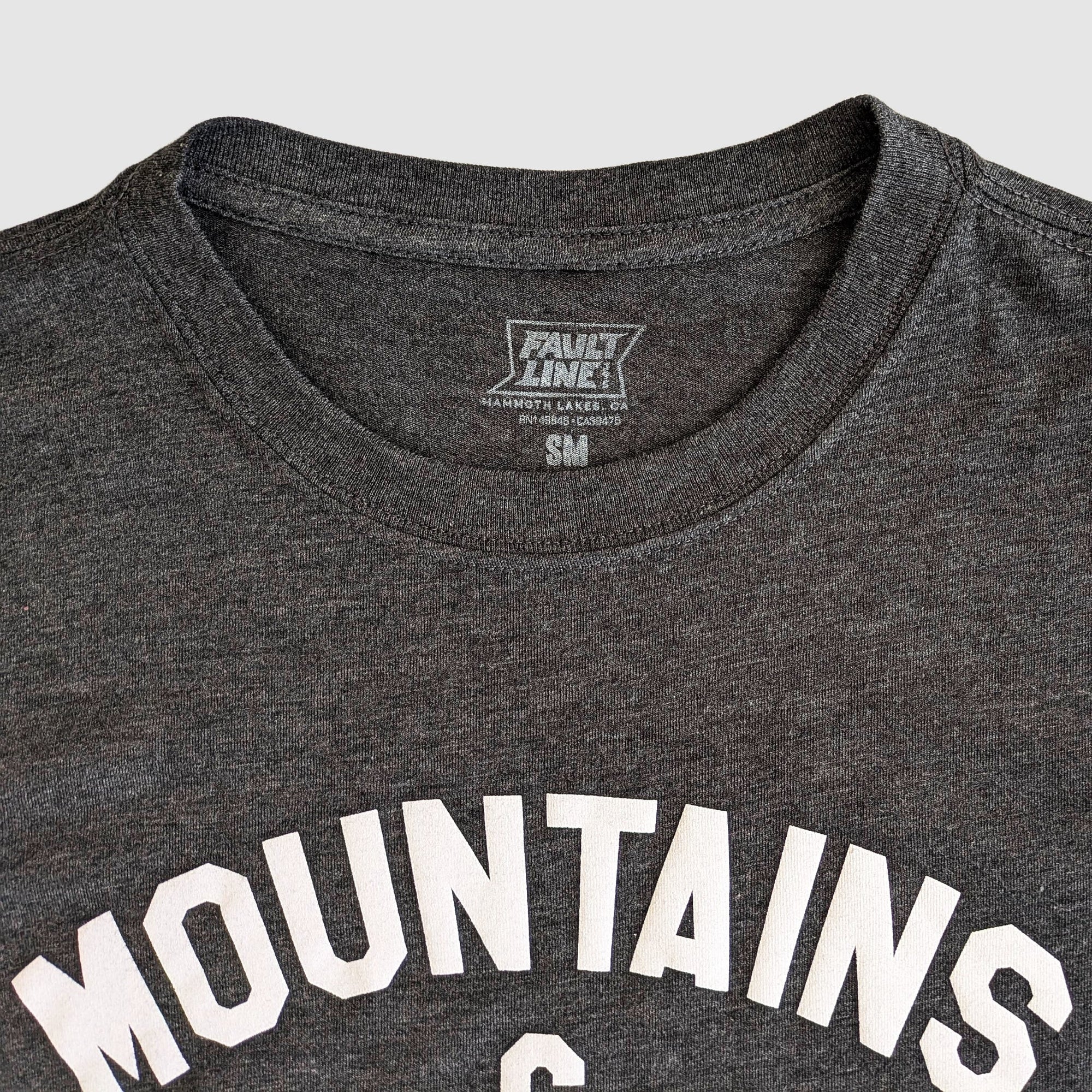 Women's Mountains & Beer Tee - Charcoal