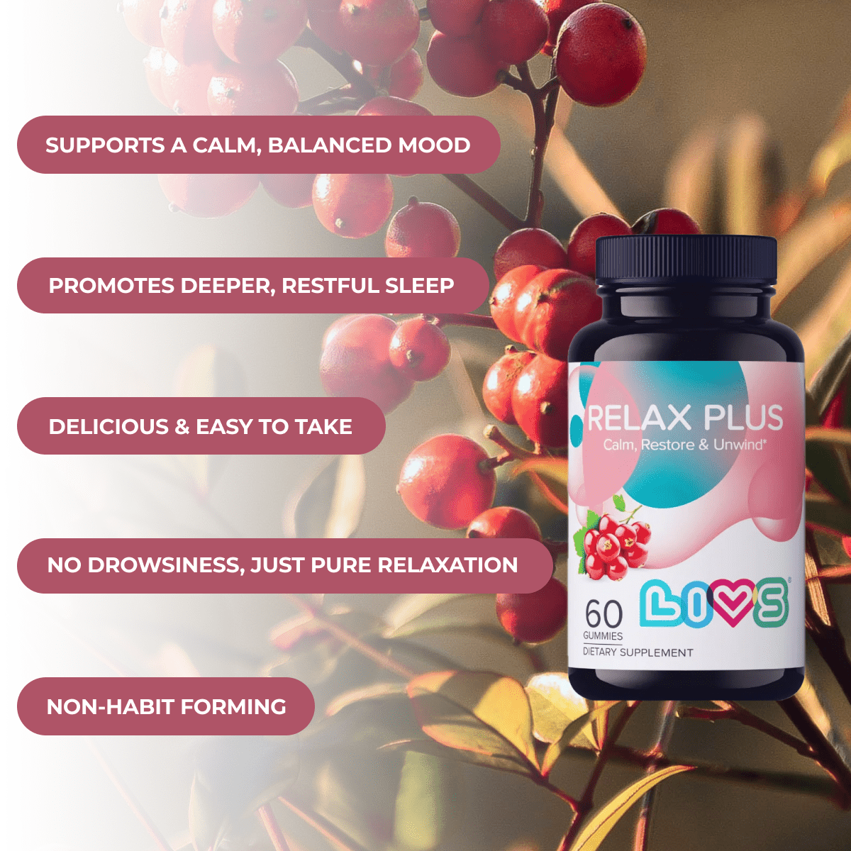 Relax Plus (Ashwagandha) Gummies