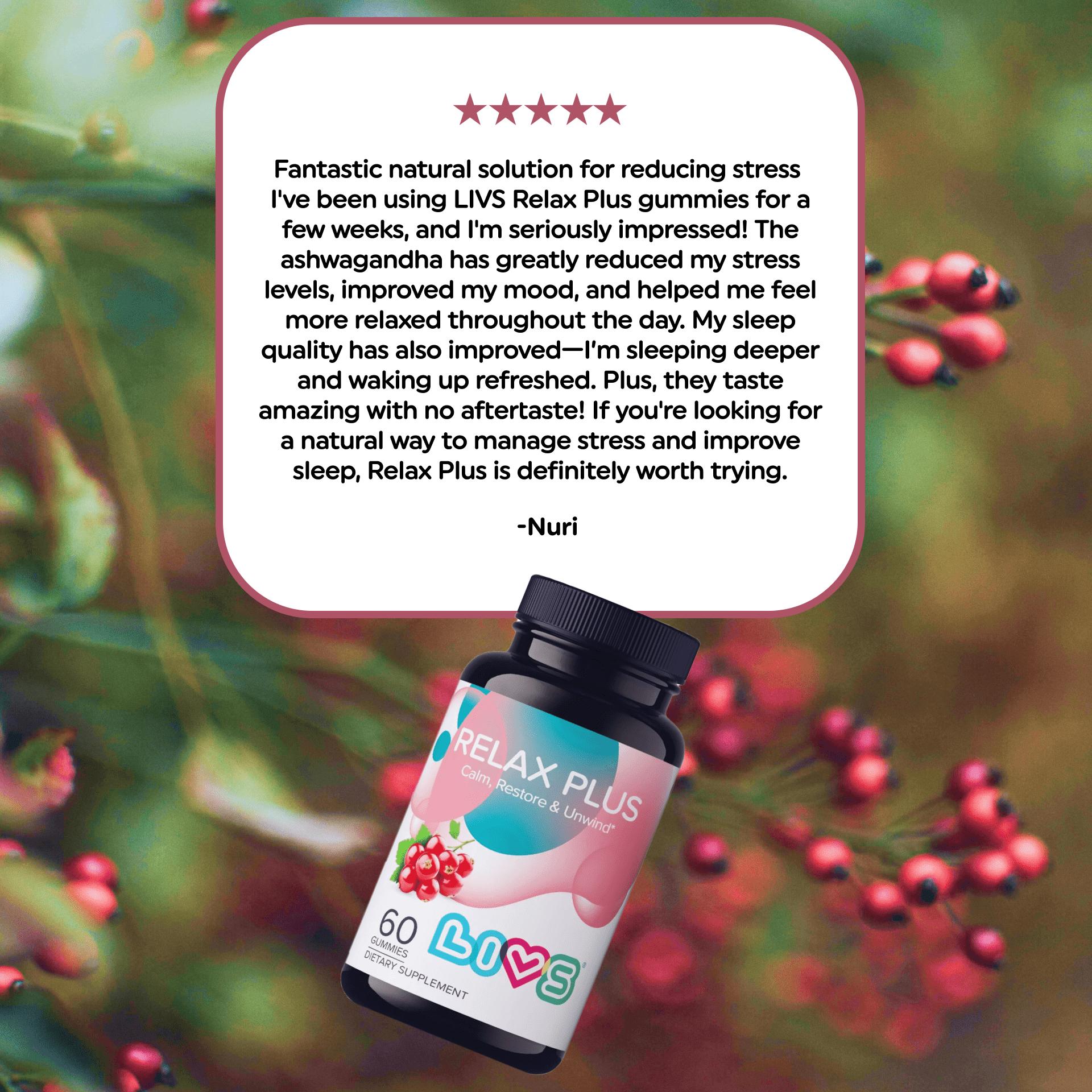 Relax Plus (Ashwagandha) Gummies