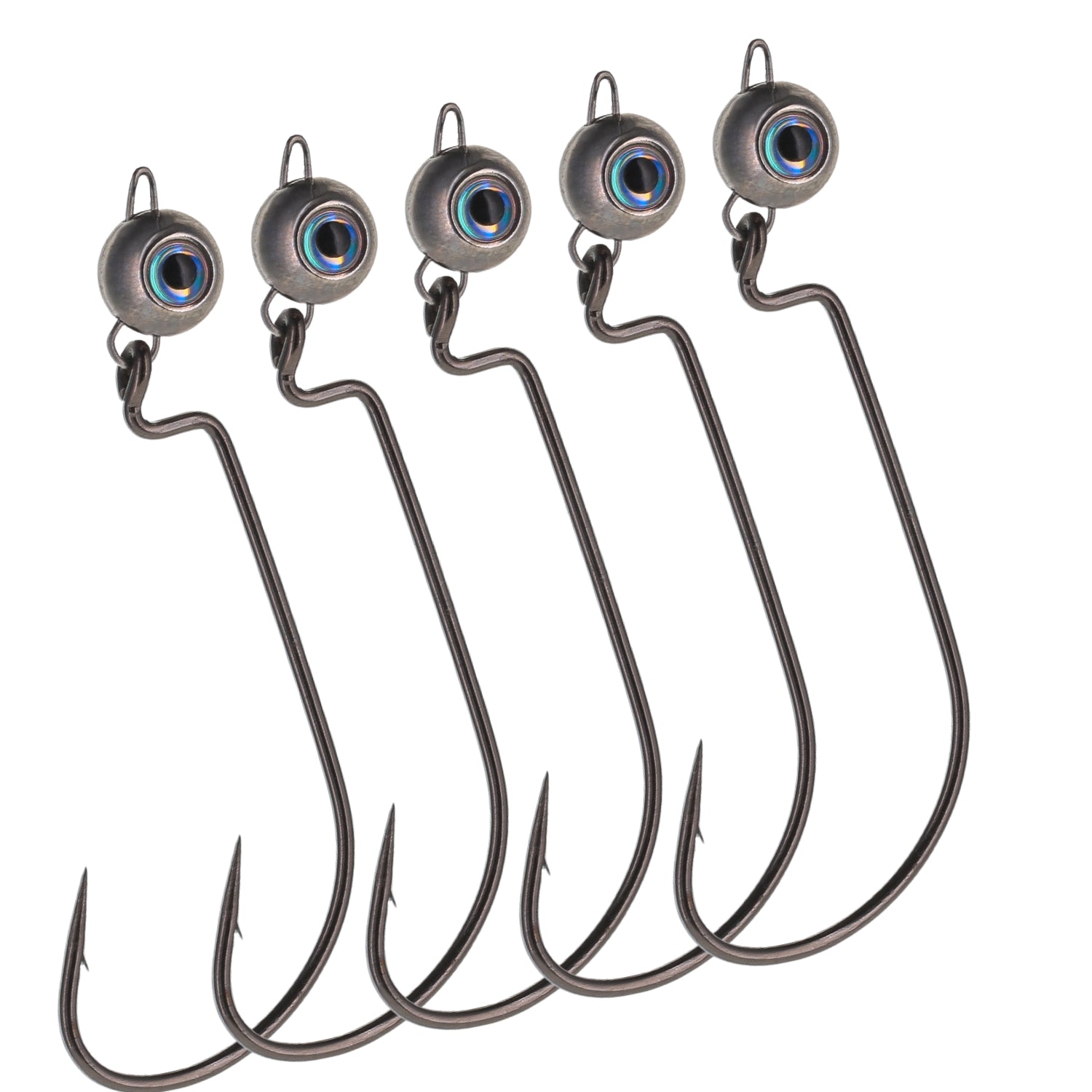 Reaction Tackle Tungsten Free Swing Jig Head- 5-Pack - New