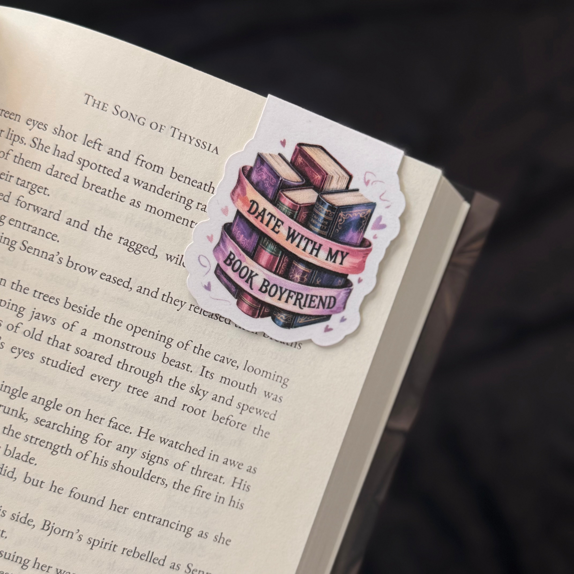 Date With My Book Boyfriend Magnetic Bookmark