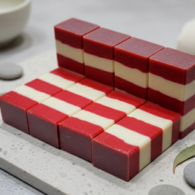 Candy Cane Soap