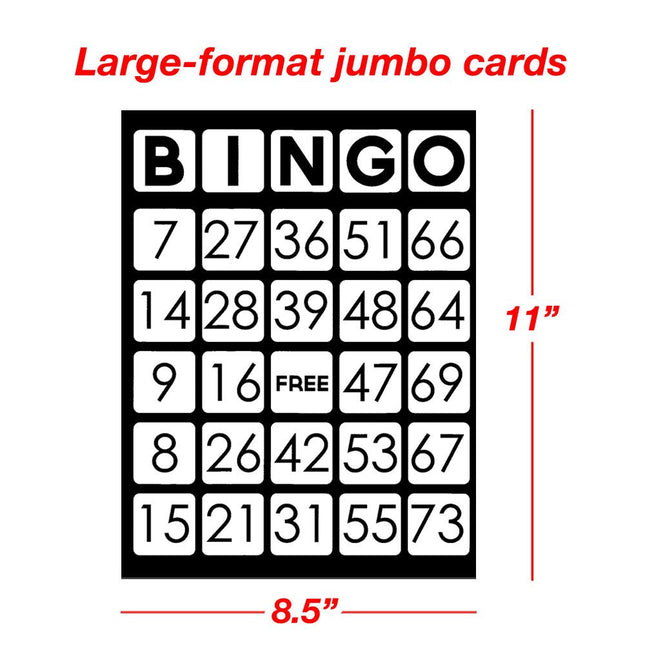 EZ Readers Low Vision Bingo Cards
