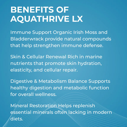 Elements Lab Aquathrive LX Minerals that support Immune Systems Marine Support