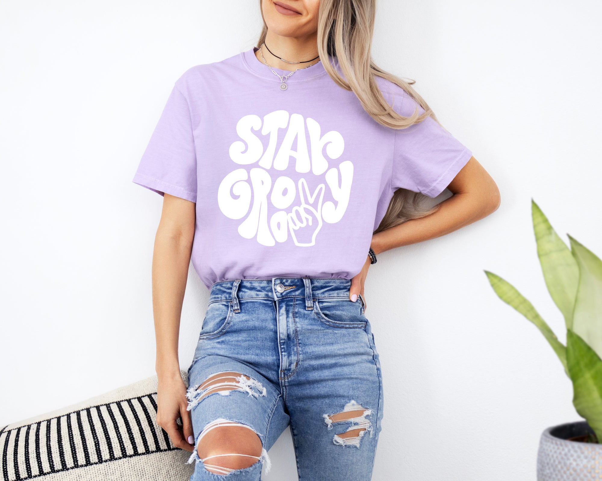 Stay Groovy Inspirational Comfort Colors T Shirt