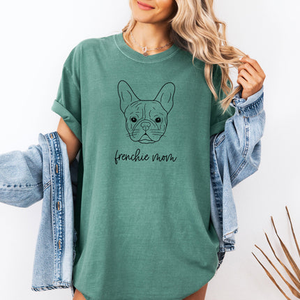 Frenchie Mom French bulldog Dog Mom Comfort Colors T Shirt