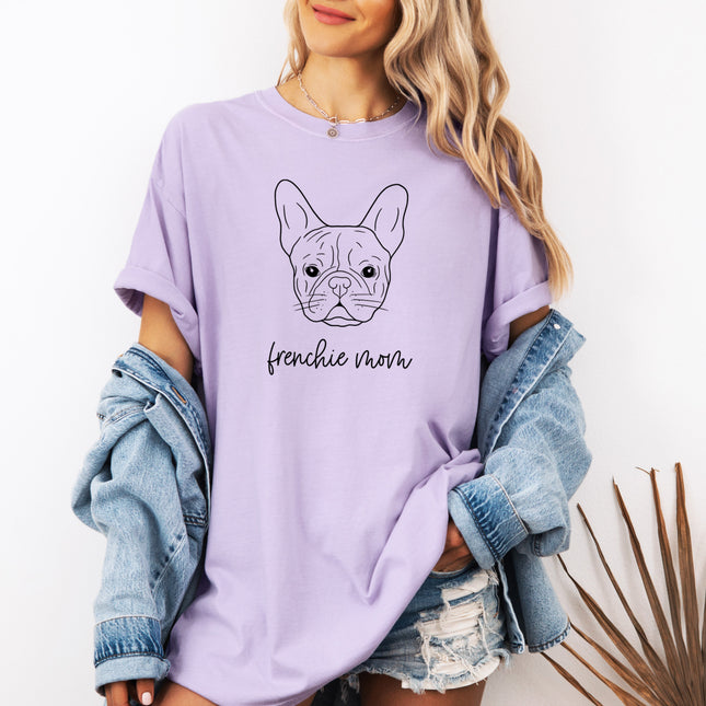 Frenchie Mom French bulldog Dog Mom Comfort Colors T Shirt