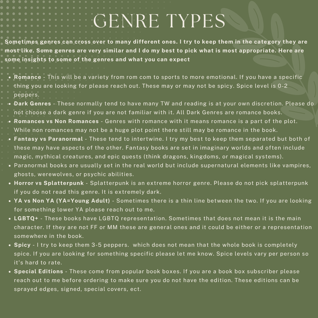 Gothic Themed Blind Date with a Book