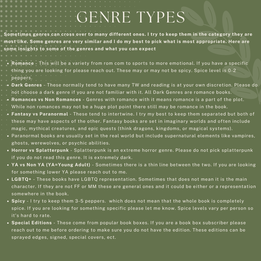 Gothic Themed Blind Date with a Book