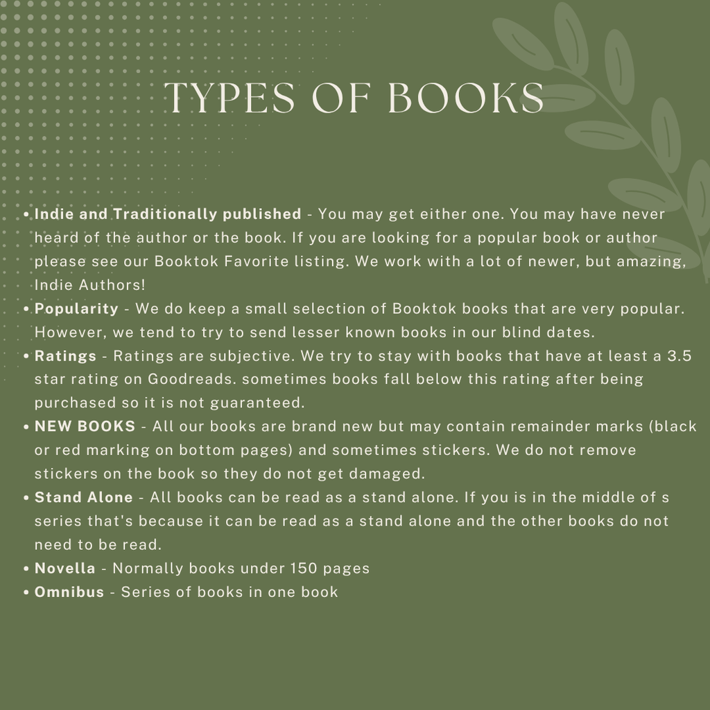 Deluxe New Blind Date with a Book