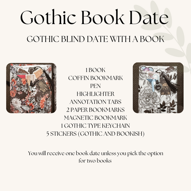 Gothic Themed Blind Date with a Book