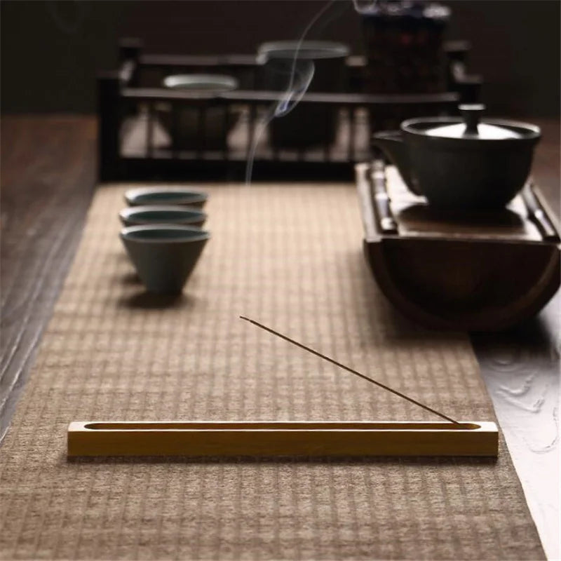 Bamboo Stick Plate Incense Holder