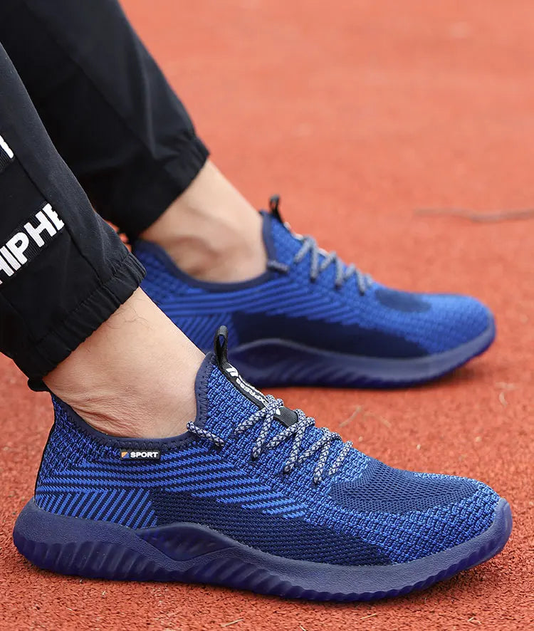 SUADEX Indestructible Steel Toe Shoes Comfortable Lightweight Work Safety Sneakers