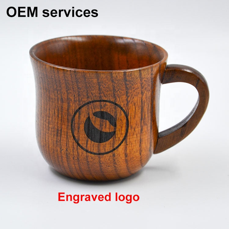 BPA Free Wooden Coffee Cup Bamboo Wooden Coffee Mugs
