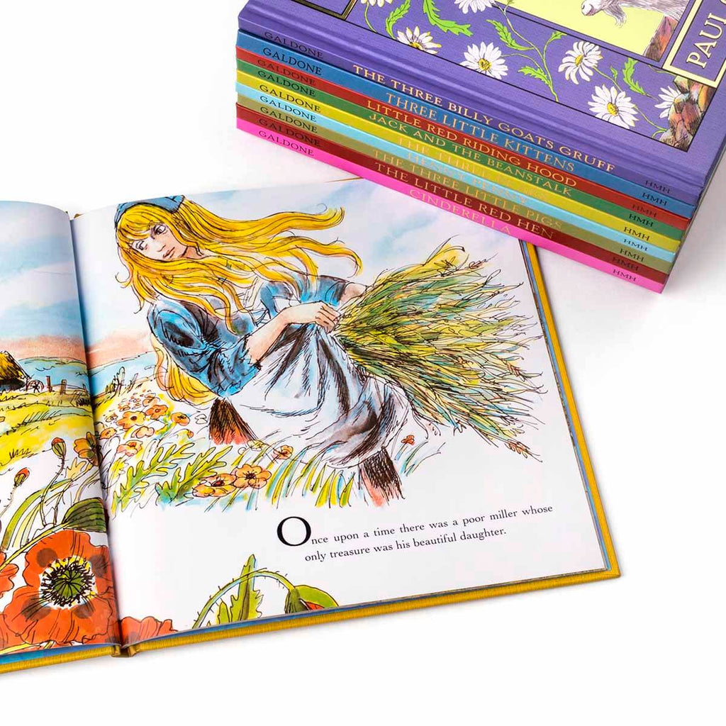 Paul Galdone Classic Children's Books Set of 8