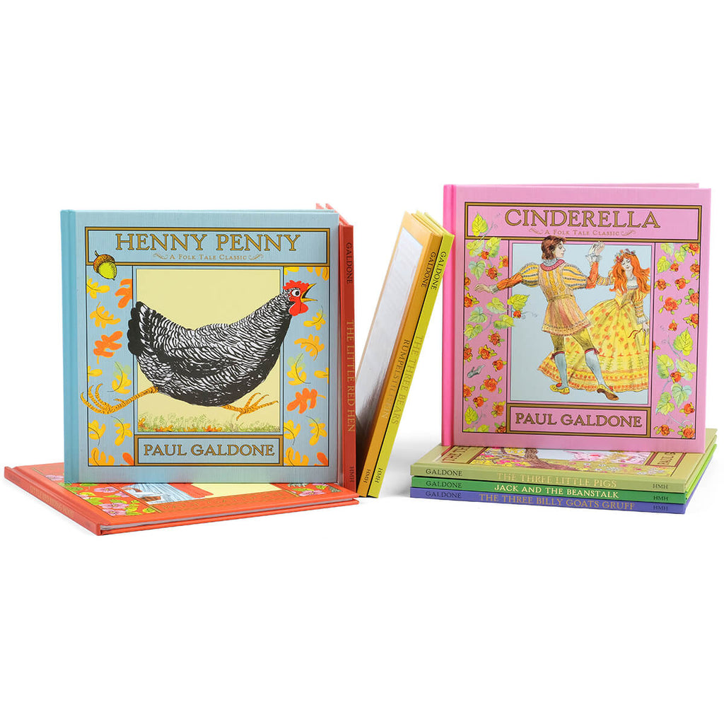 Paul Galdone Classic Children's Books Set of 8