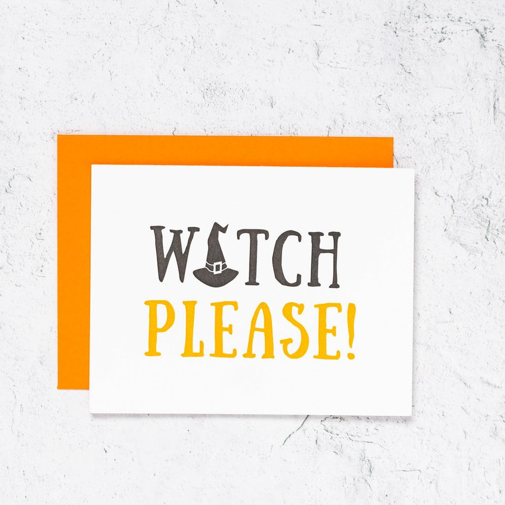 Witch Please Halloween Card