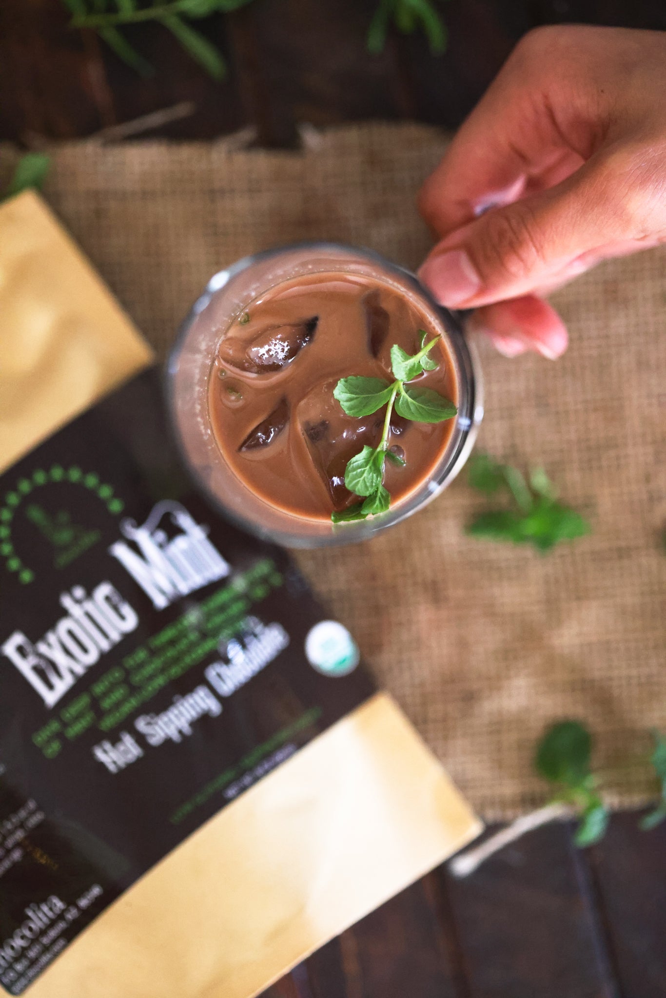 Exotic Mint Sipping Chocolate