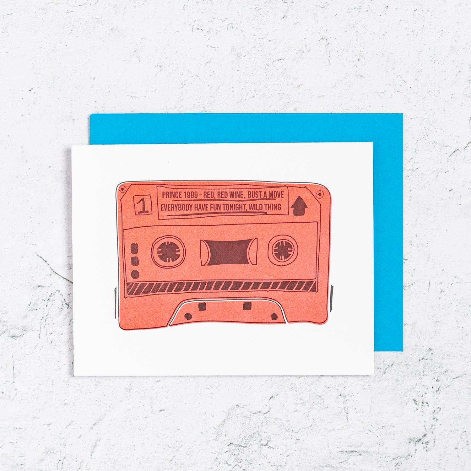 Mix Tape Birthday Card