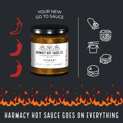 Cinco - Tomatillo & Clementine Pepper Sauce (9oz)