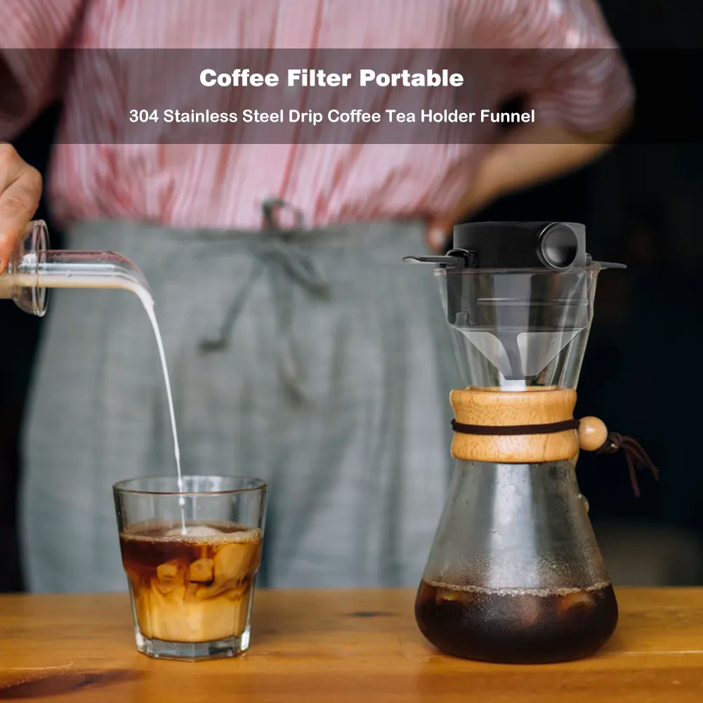 Foldable Portable Coffee/Tea Filter Stainless Steel