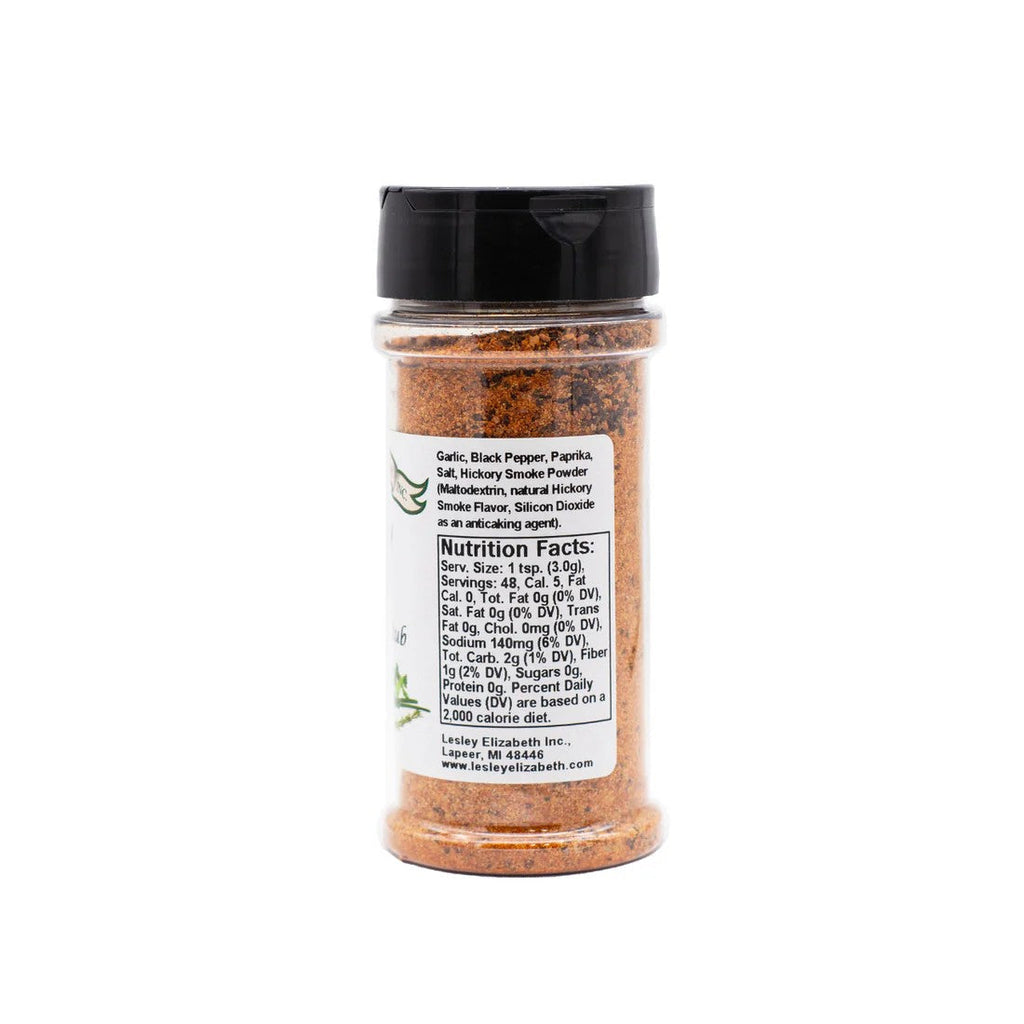 Hongar Farms Lesley Elizabeth Hickory & Garlic Seasoning & Rub, PET (250mL)