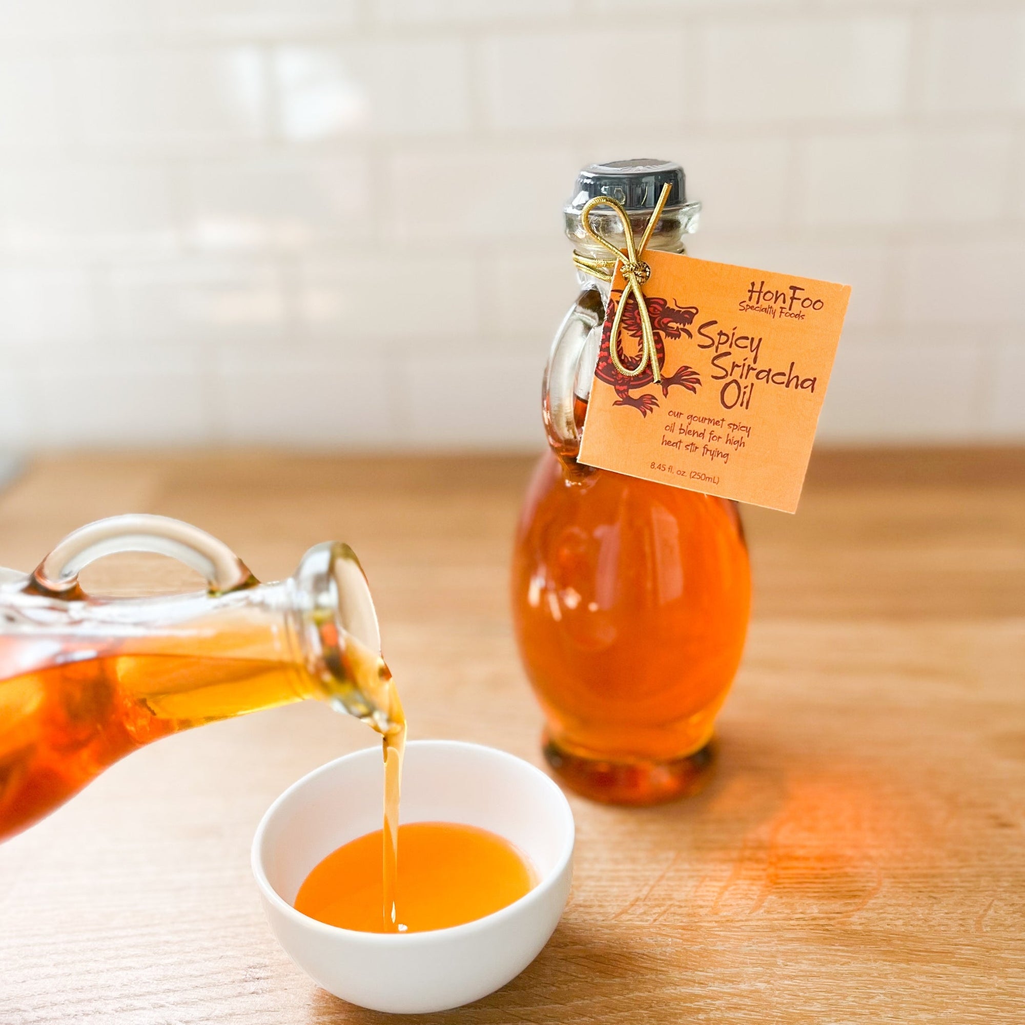 Hongar Farms HonFoo Spicy & Savory Duo Pack, 2 x Cruets (250mL)