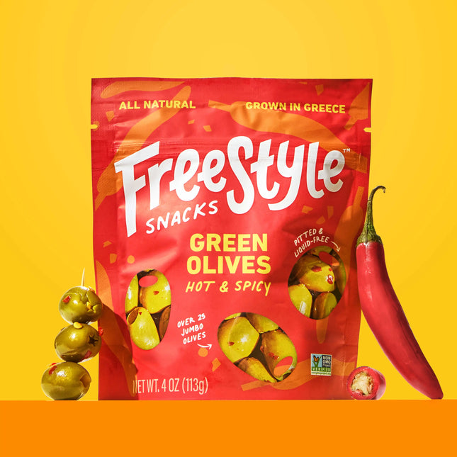 Green Olives - Hot & Spicy