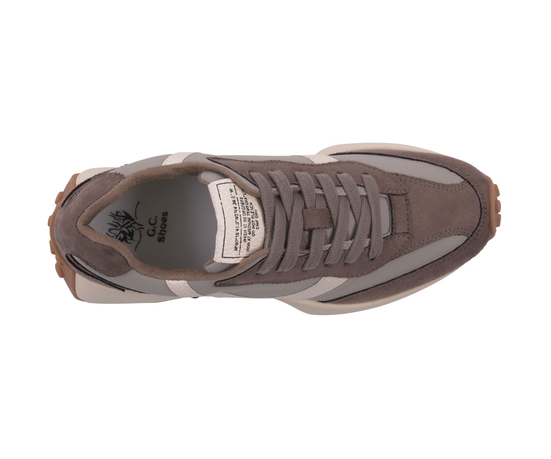 Women's Howell Taupe Lace-Up Sneakers