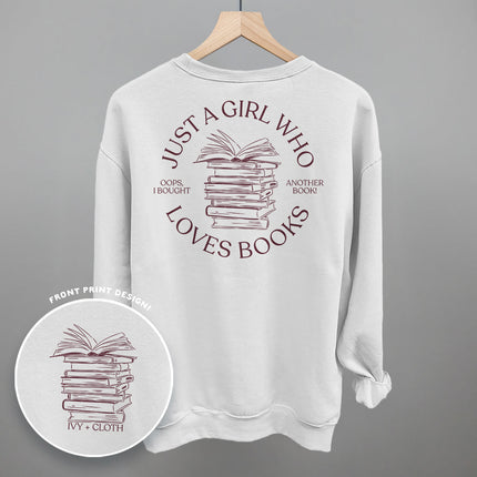 Just A Girl Who Loves Books (Back Print)